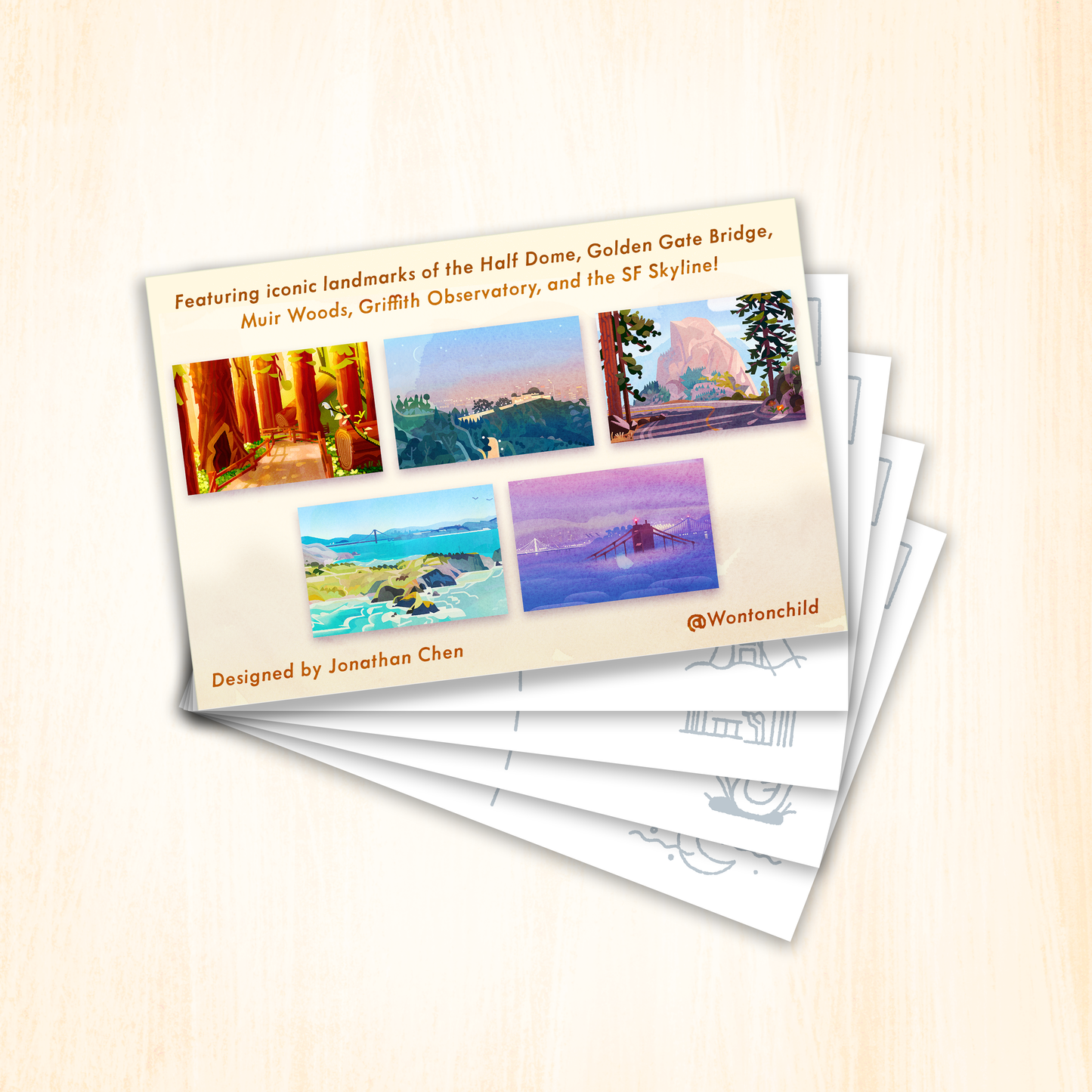California Postcard Pack