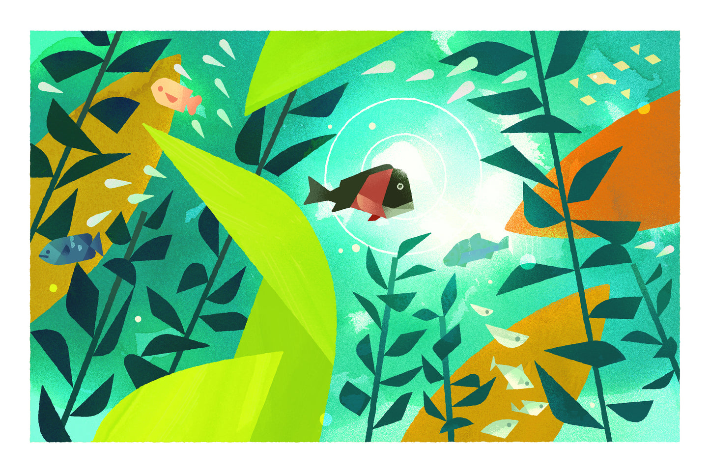 Kelp Forest Art Print