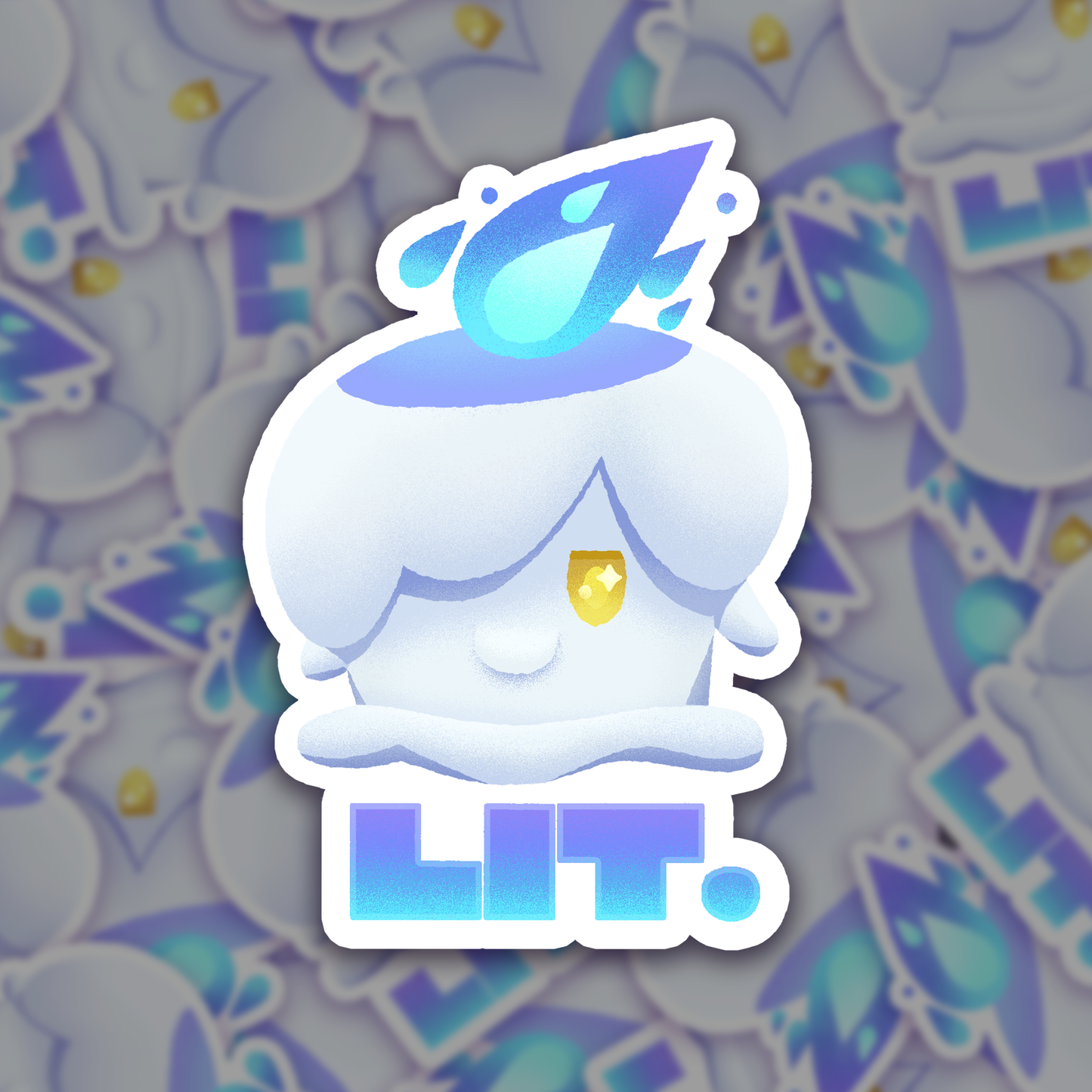 Lit Sticker