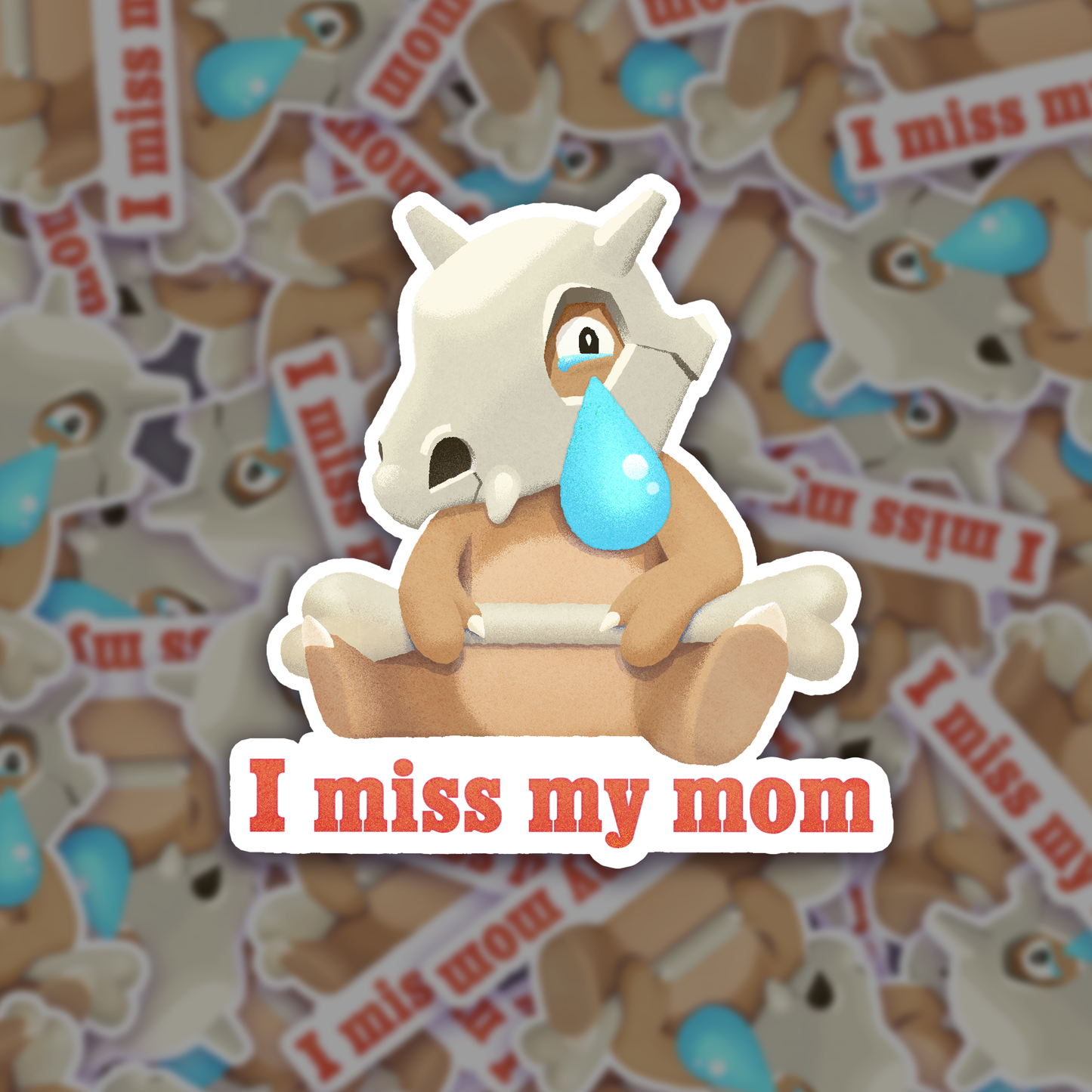 I miss my mom Sticker