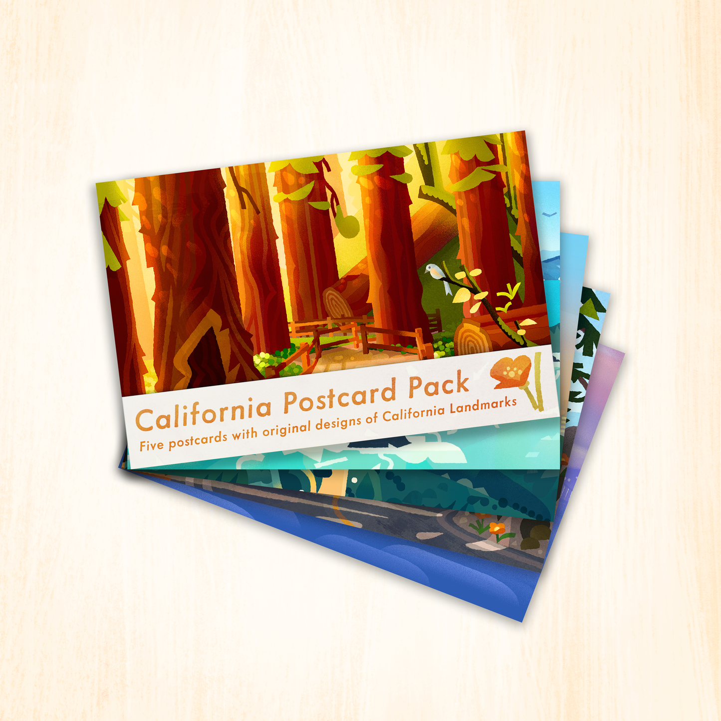 California Postcard Pack