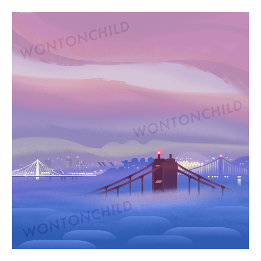 Golden Gate Bridge Art Print
