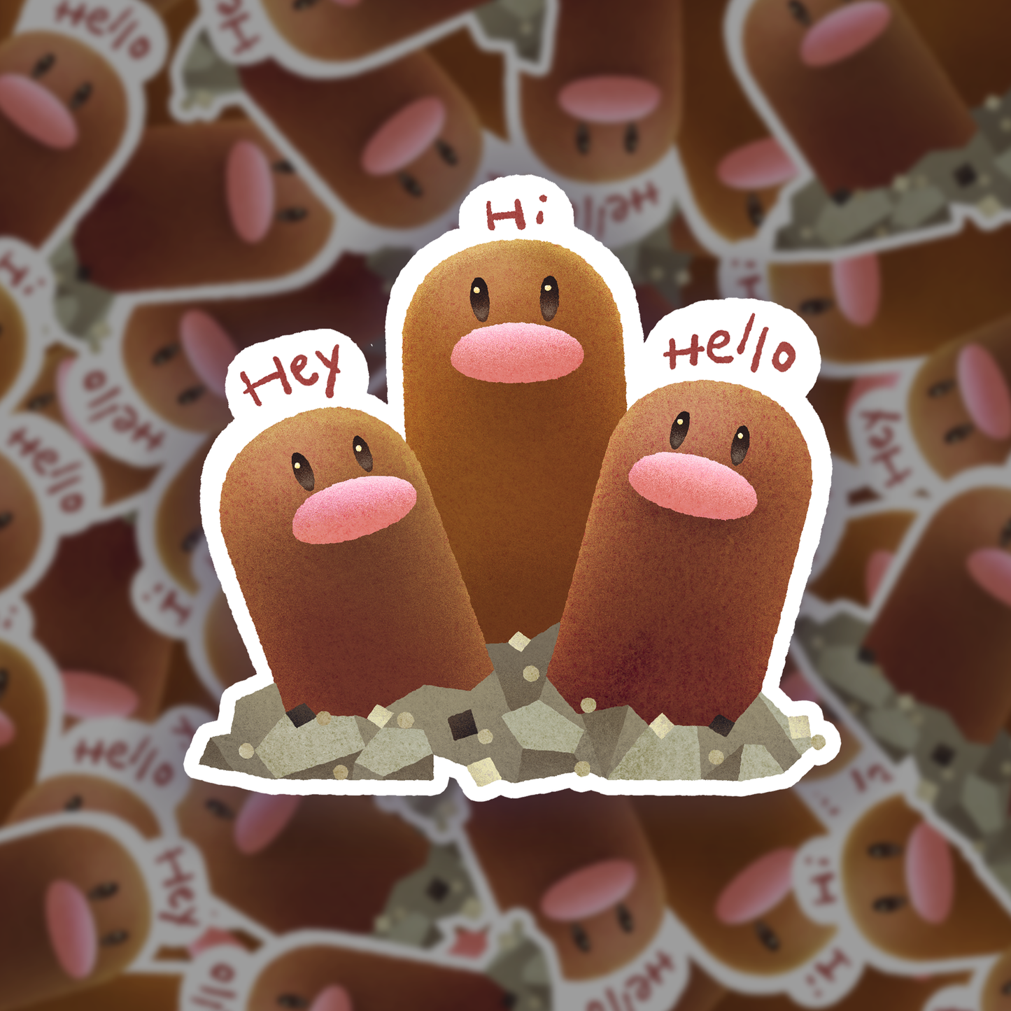 Hey Hi Hello Sticker