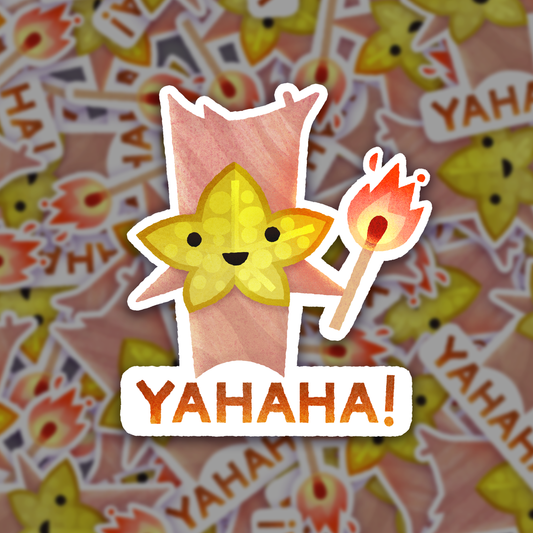 Ya ha ha! Sticker