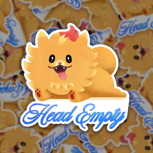 Head Empty Sticker