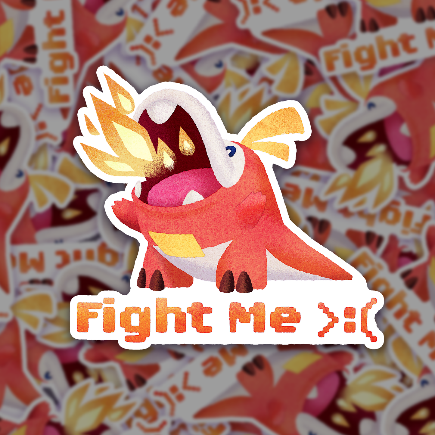 Fight Me Sticker