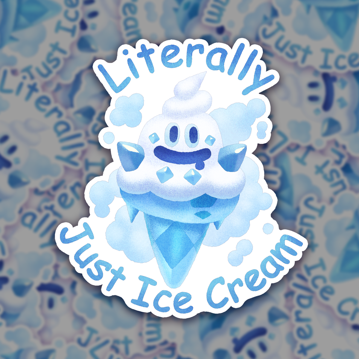 Literally Just Ice Cream Sticker